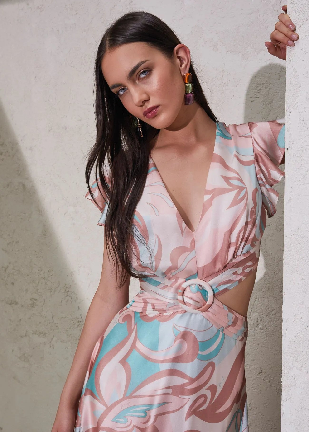 GAUZE CHIFFON DRESS