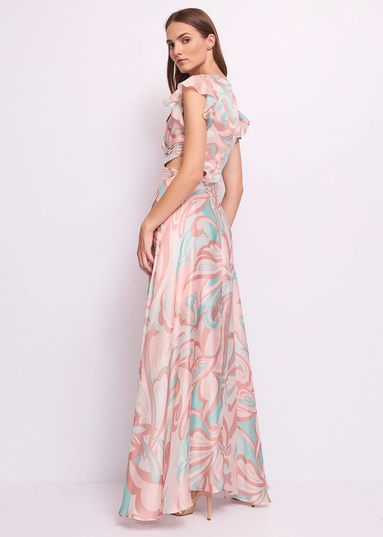 GAUZE CHIFFON DRESS