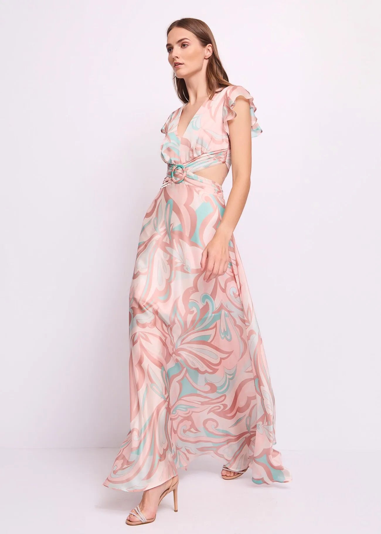 GAUZE CHIFFON DRESS