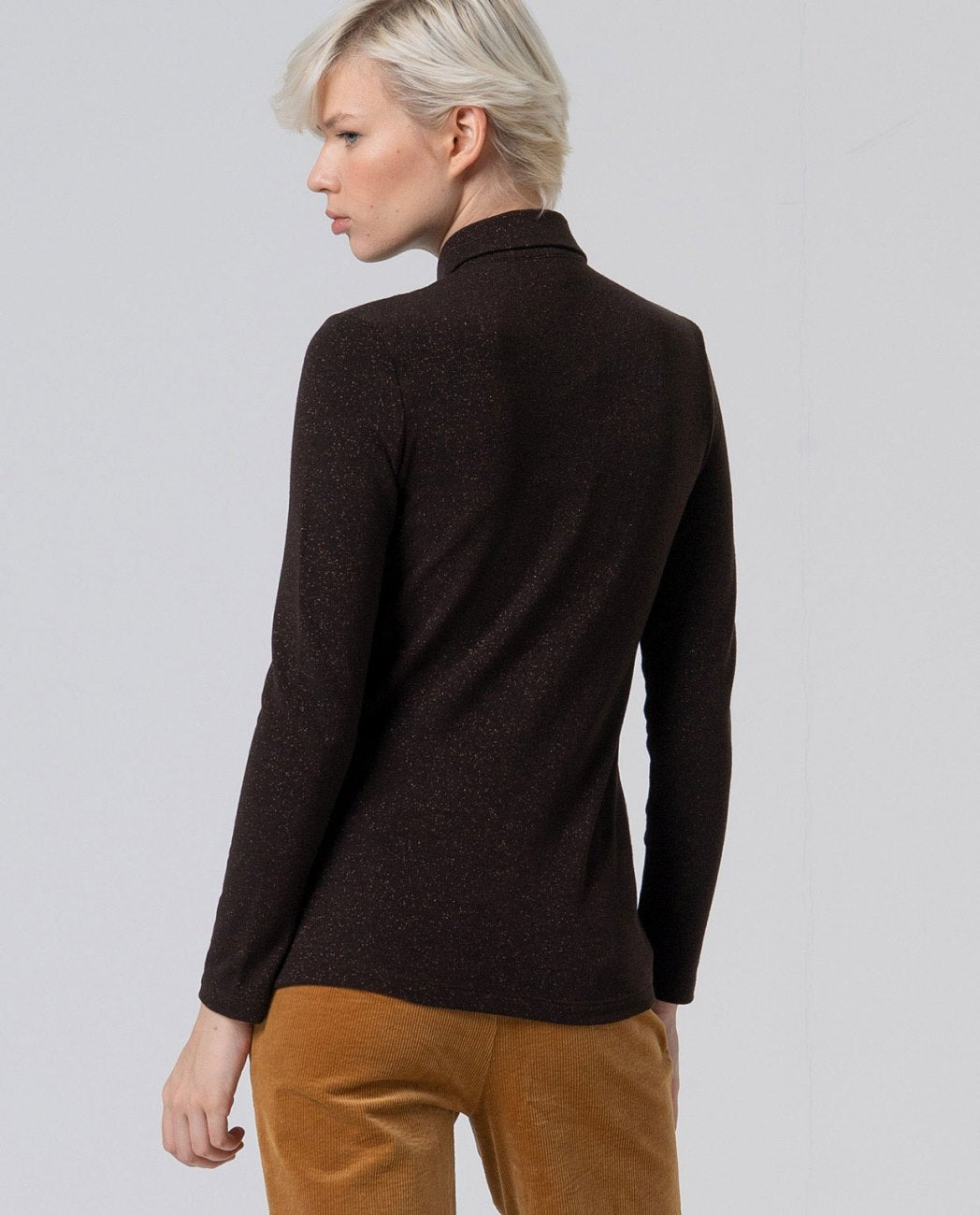 CAMISA IRLU CIOCCOLATO