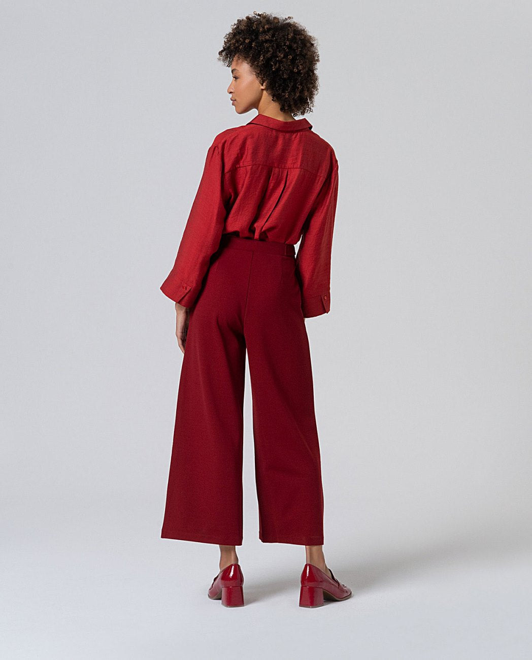 PANTS RED ENGLISH PLAIN