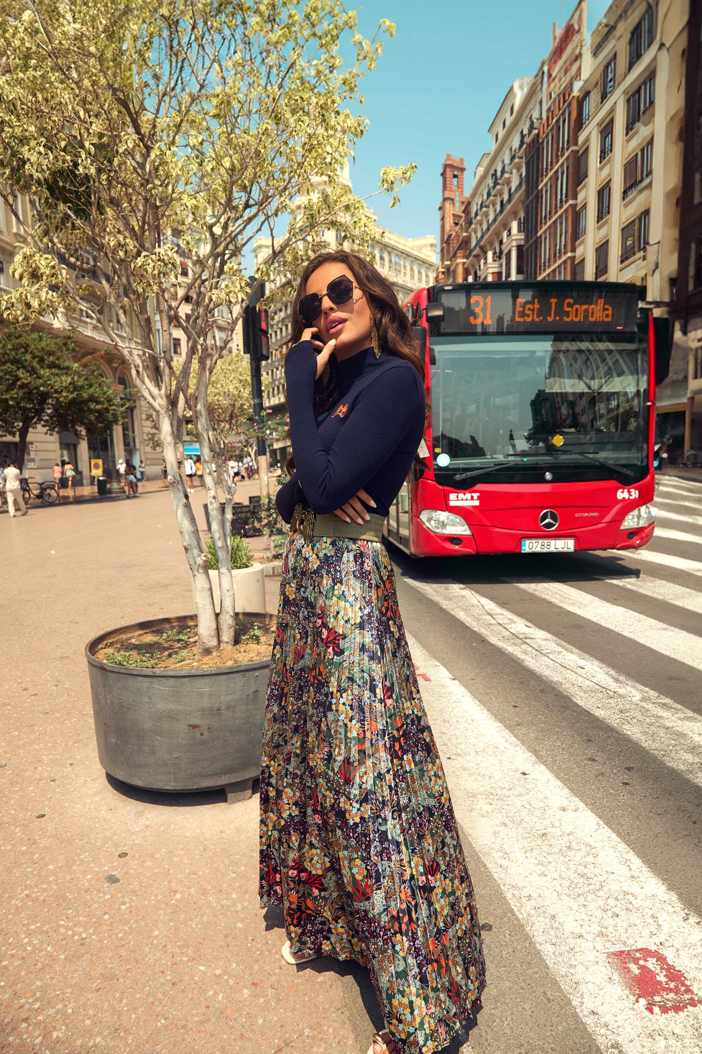 CHAMELEONIC AGLOAMENA SKIRT