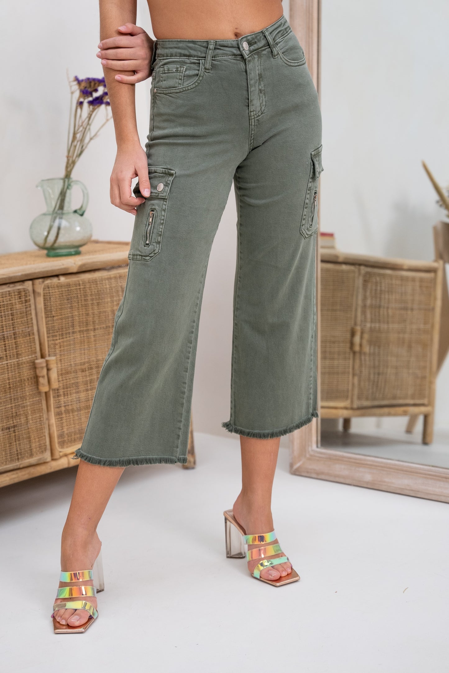Khaki Cargo Pants