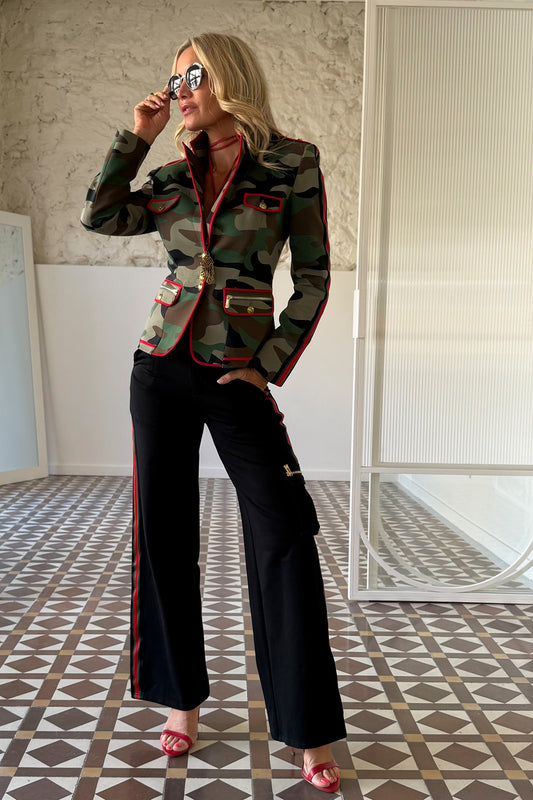 Blazer fulgurita camaleonica