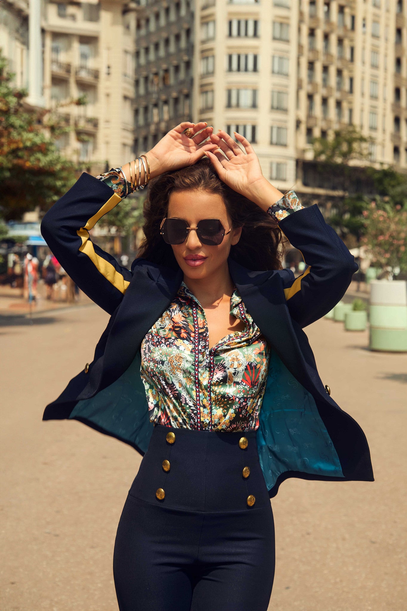 BLUSA GUZMANIA CAMALEÓNICA