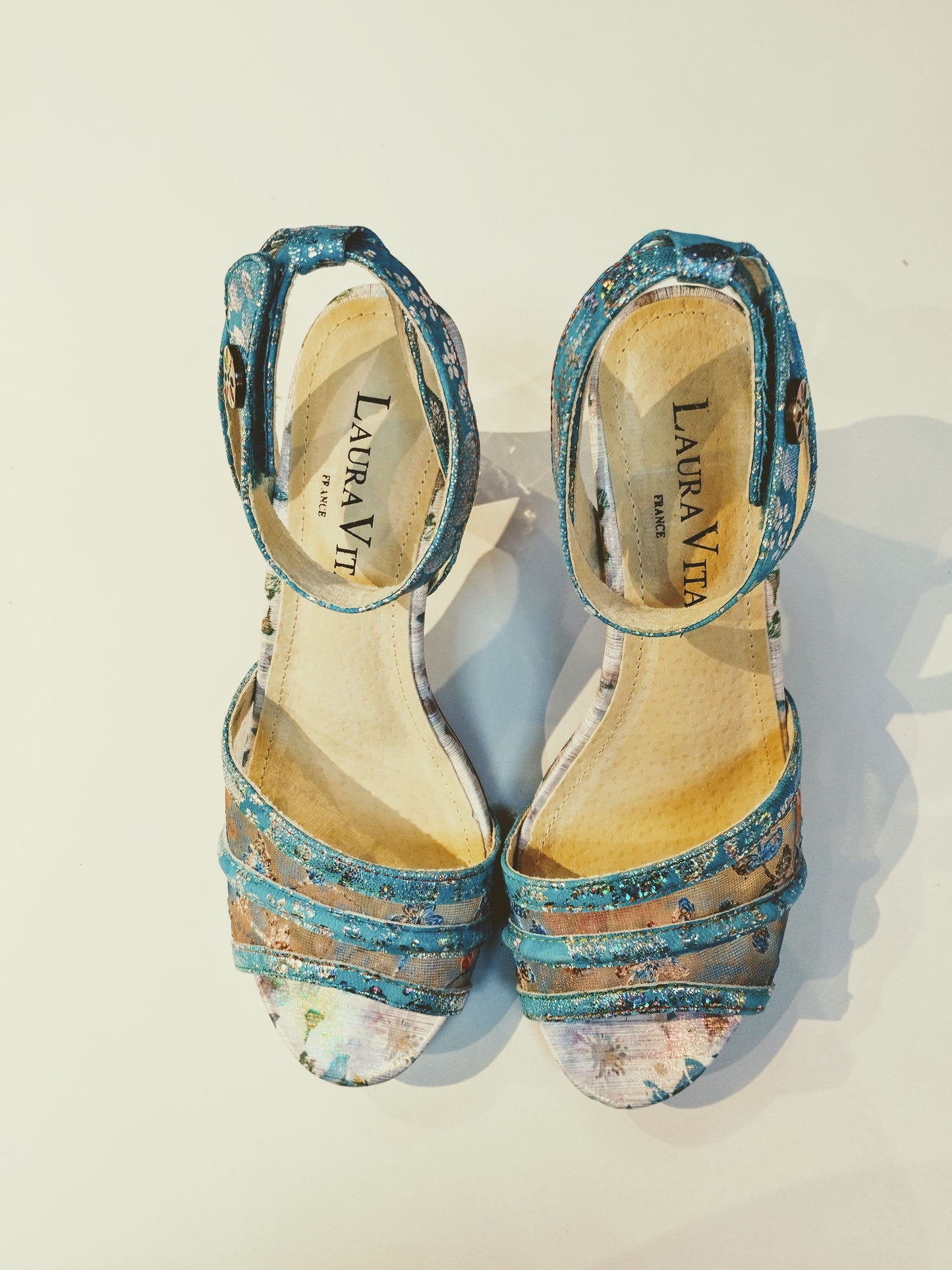 SANDALES ENFANTS TURQUOISES