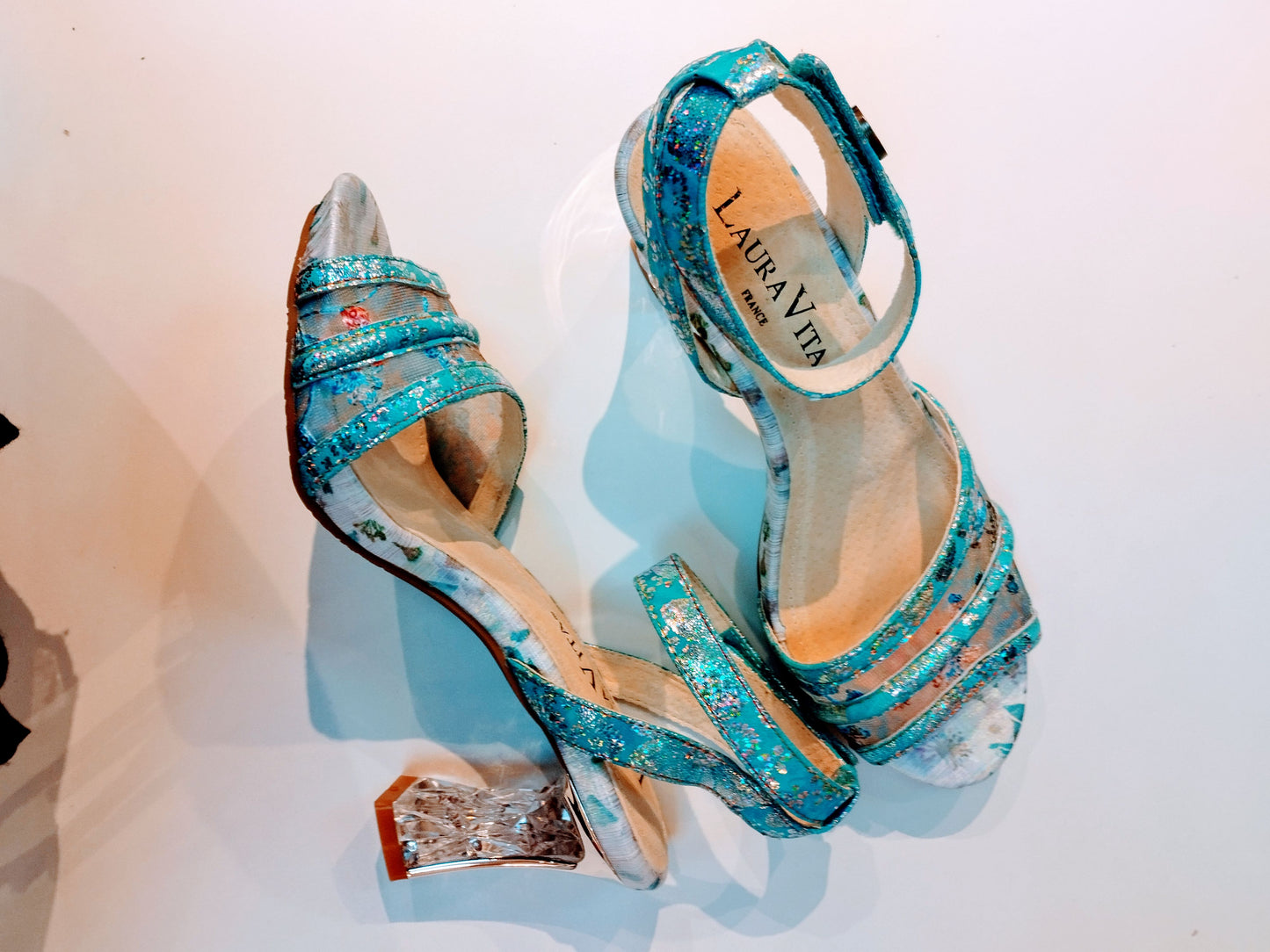 SANDALES ENFANTS TURQUOISES