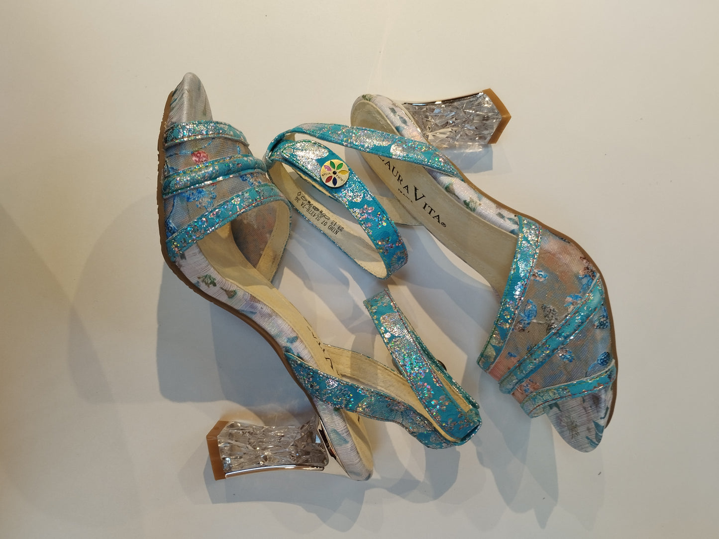 SANDALES ENFANTS TURQUOISES