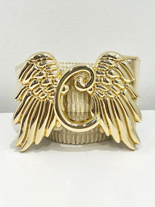 CINTURON CAMALEONICA MENTA BEIGE