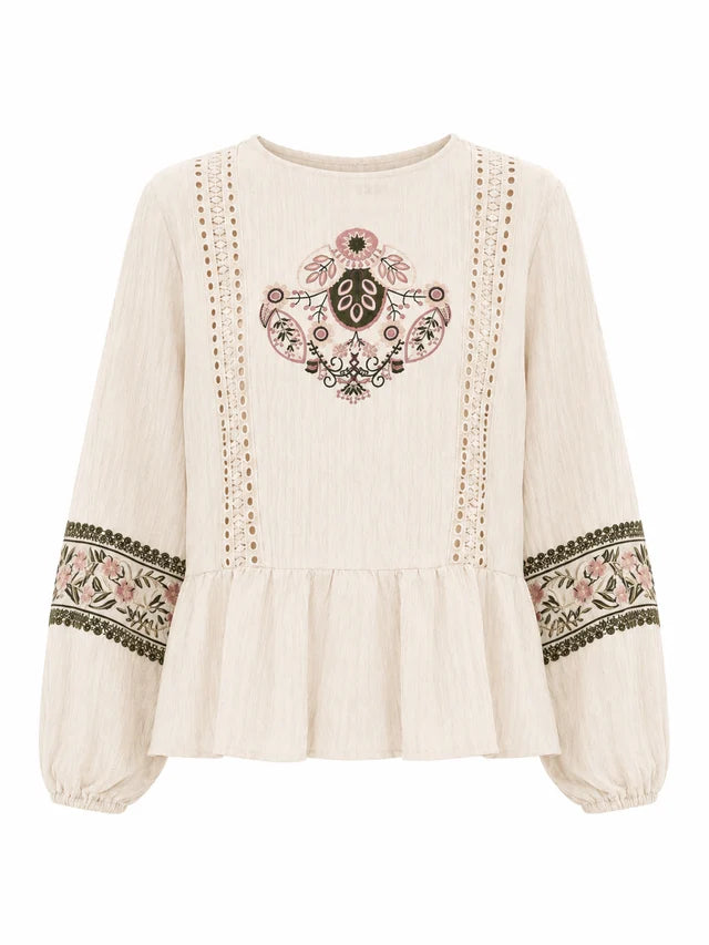 BLUSA CELVIA ÉCRU