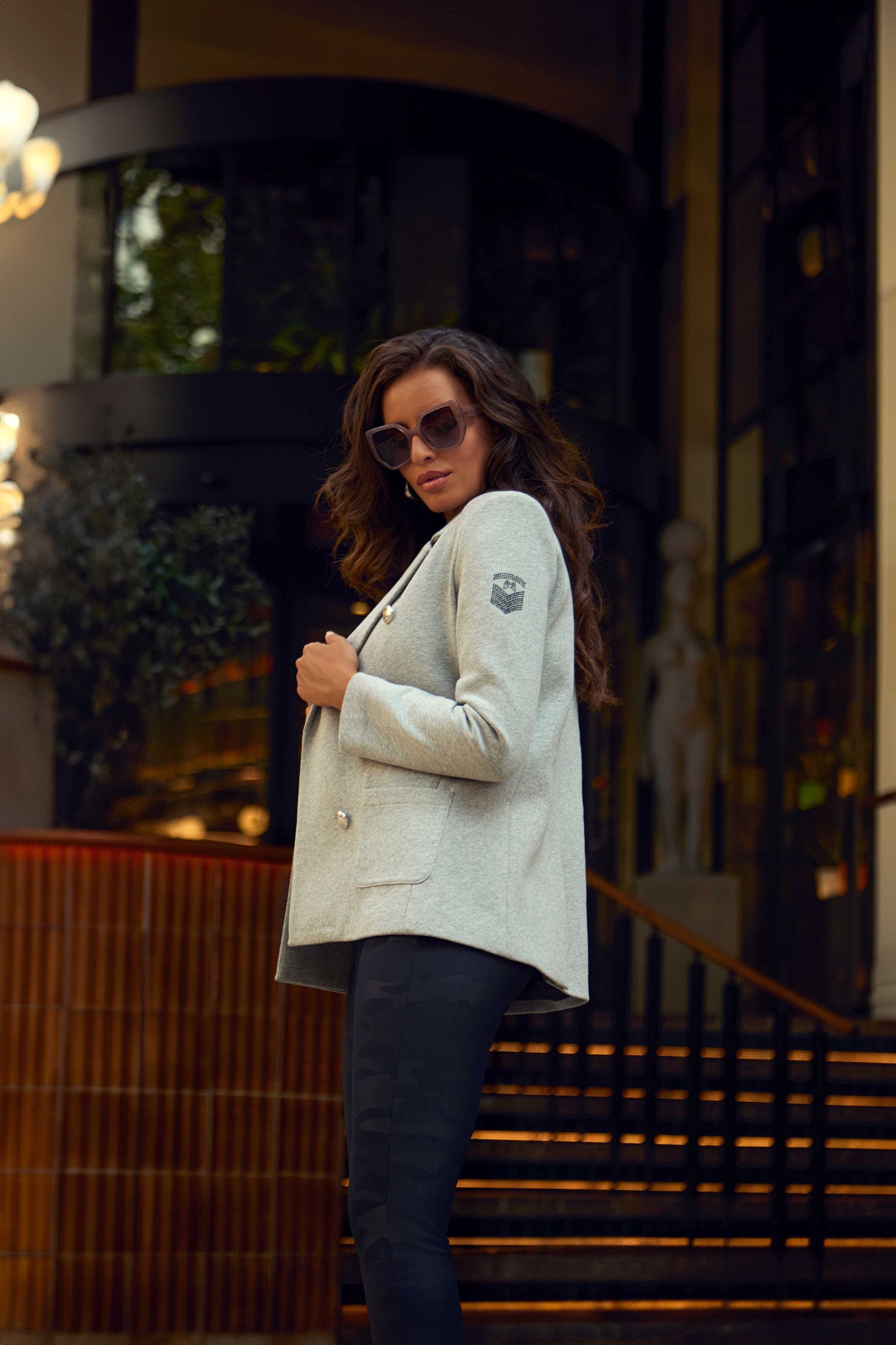 Blazer Perla Chamäleonartig