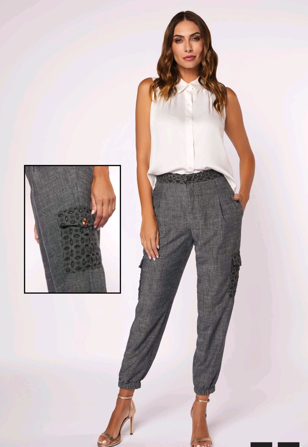 PANTALONI BERNA GRIGI