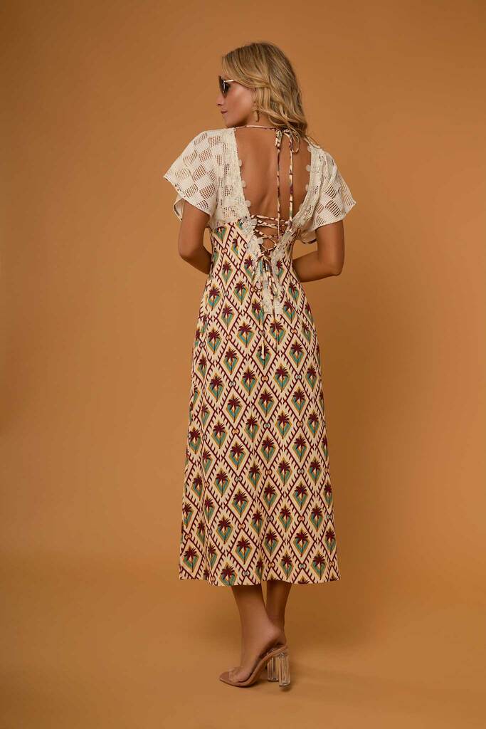 VESTIDO ZETIAN CAMALEÓNICA