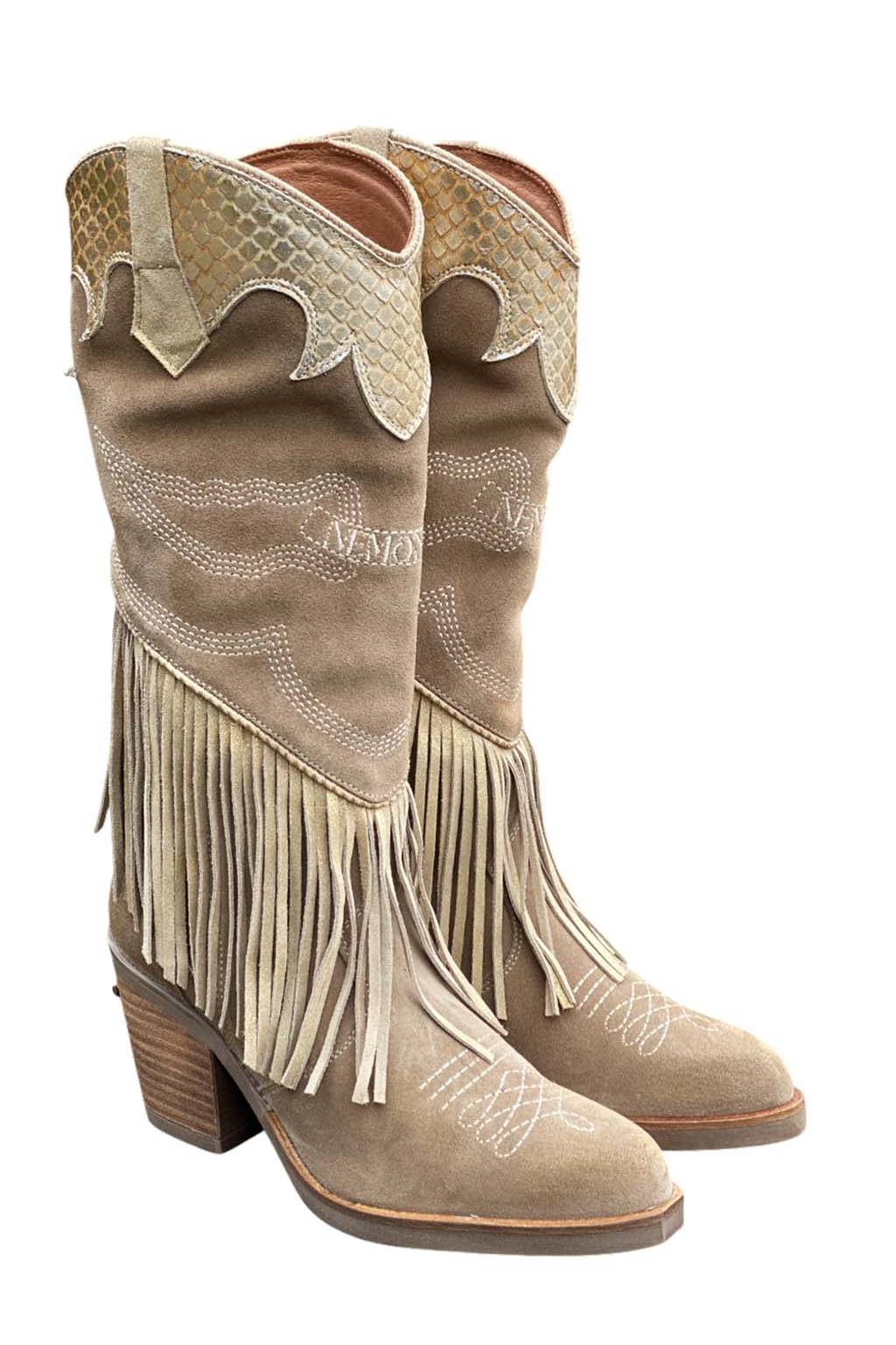 Bambi Gold Nemonic Boots