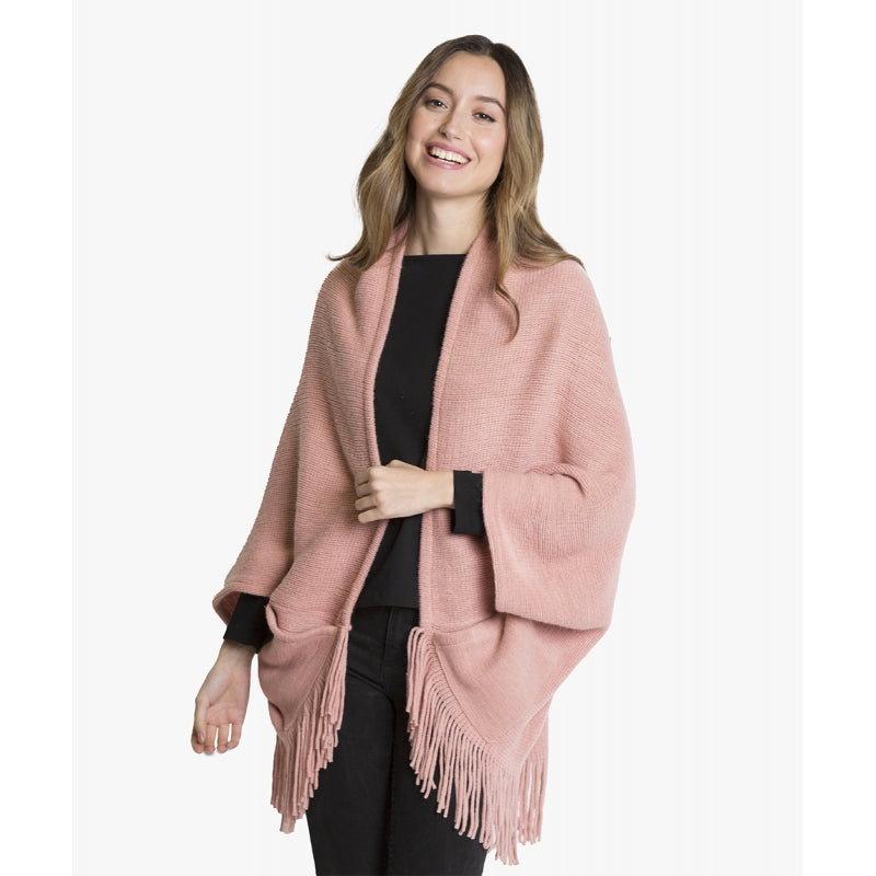 CHALECO FLECOS ROSA