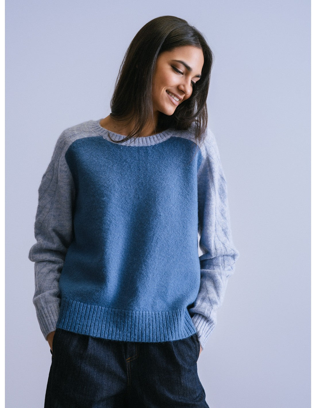 MAGLIA BICOLOR