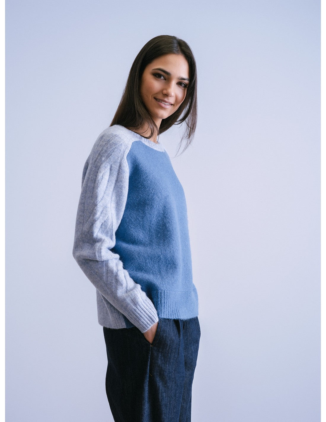 MAGLIA BICOLOR