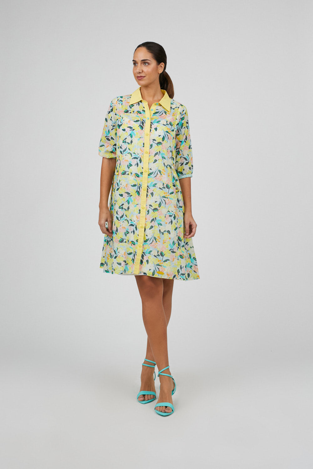 VESTIDO CAMISA MENTA
