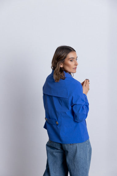 Short Gabardine Vera Udara Dark Blue