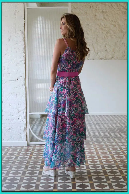 VESTIDO ZAFIRA CAMALEÓNICA