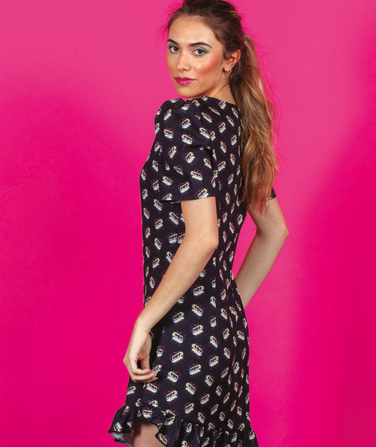 Abito con stampa raggi