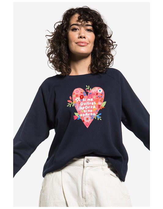 Felpa Se mi vuoi, dammi...