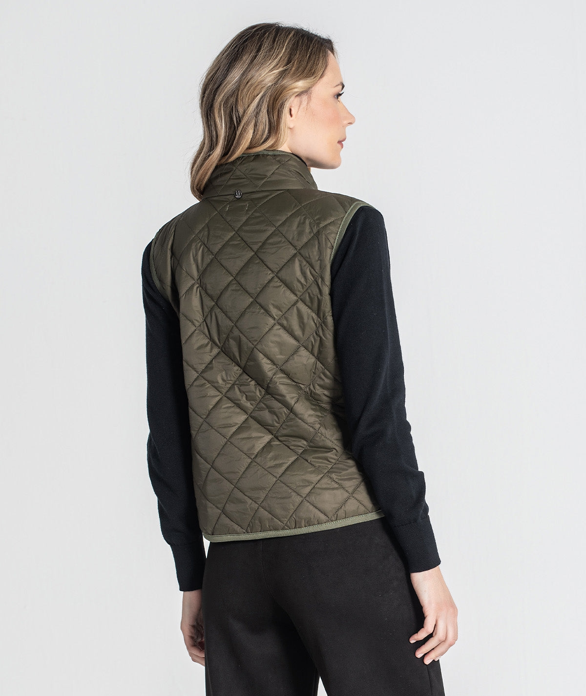 CHALECO ACOLCHADO CAQUI