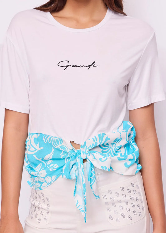 T-shirt avec nœud