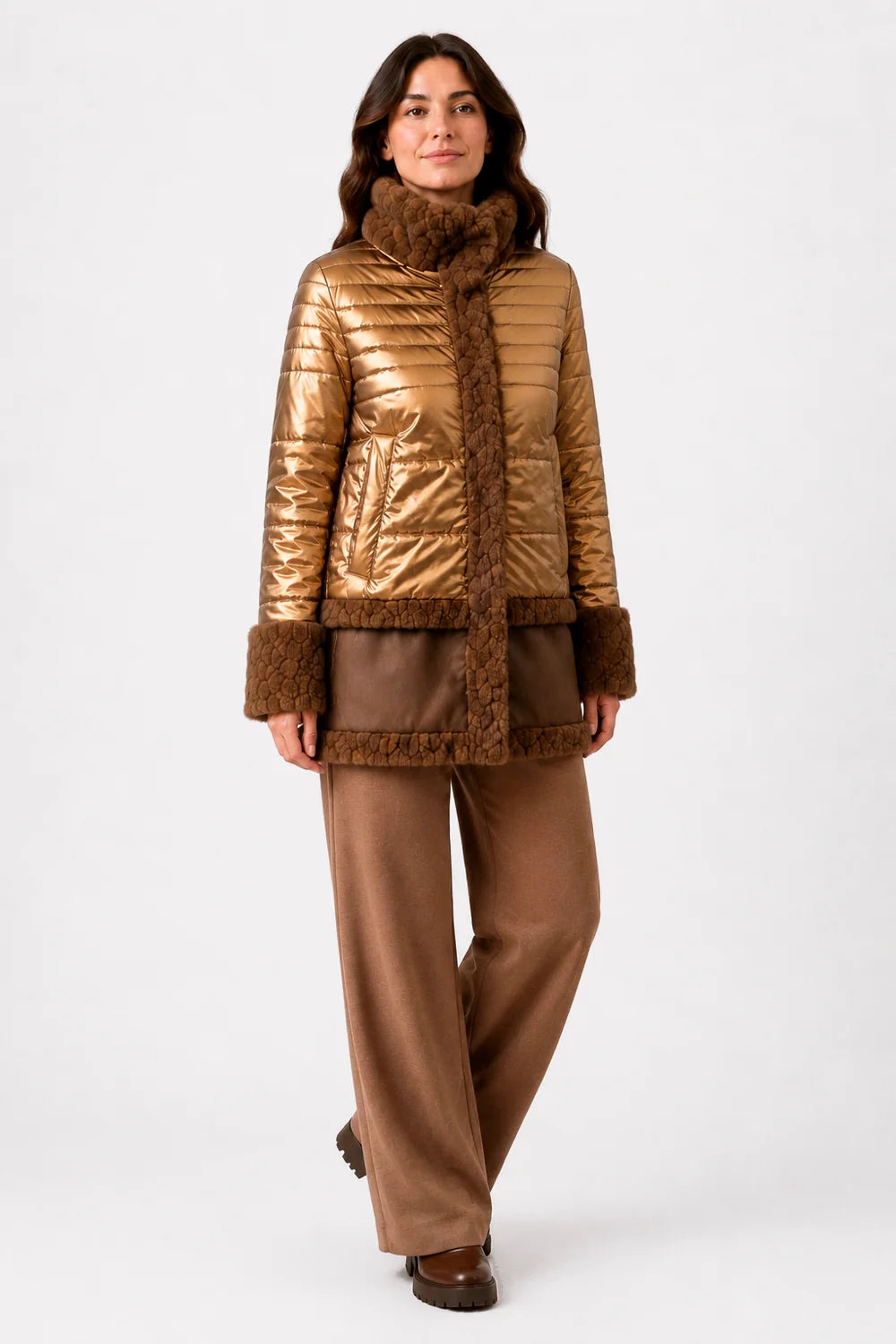 PARKA CASANDRA DORADA