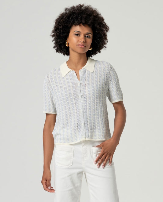 CARDIGAN CRUDO CUELLO POLO HITA