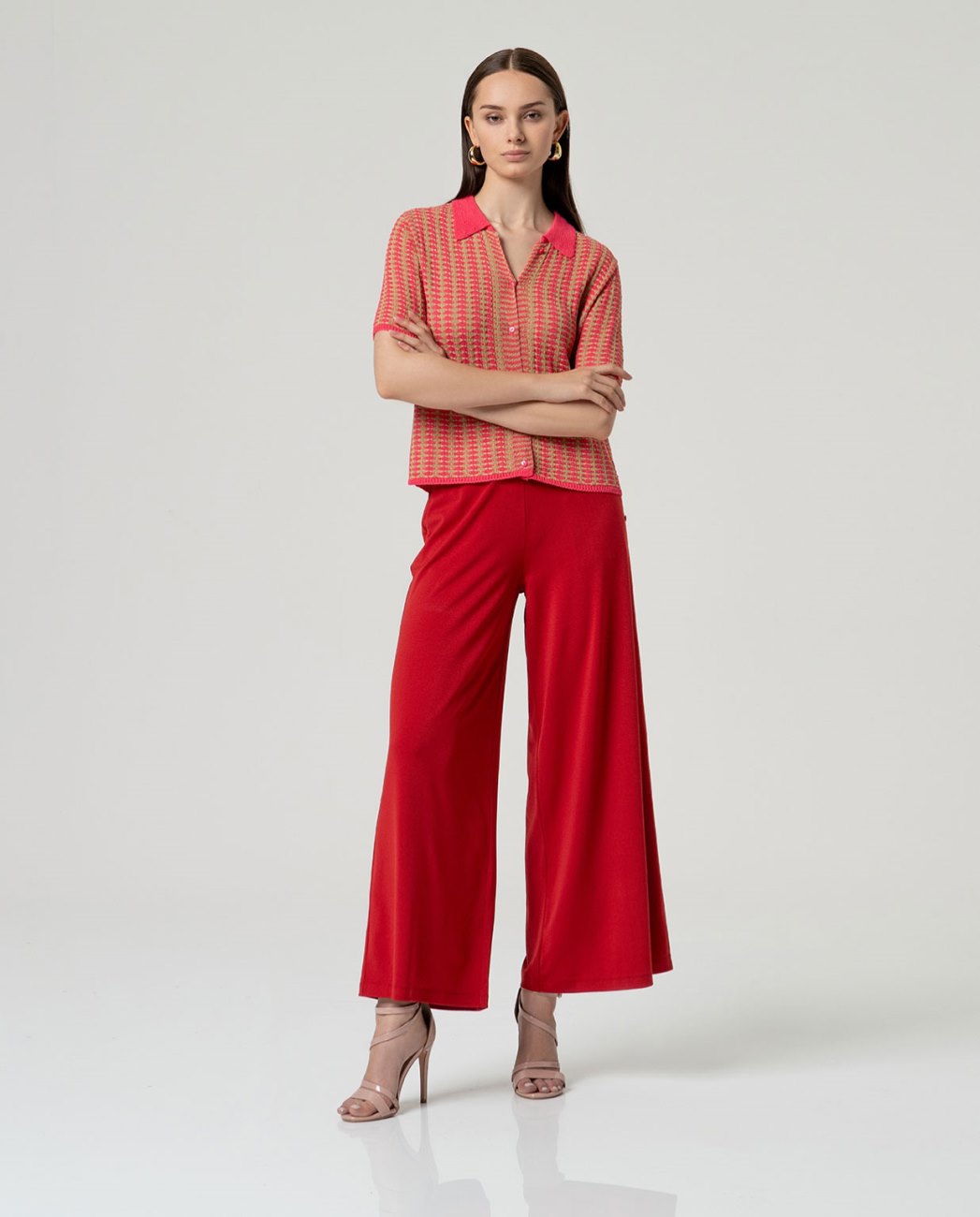 CARDIGAN COL CHEMISE GRILLÉ HITA