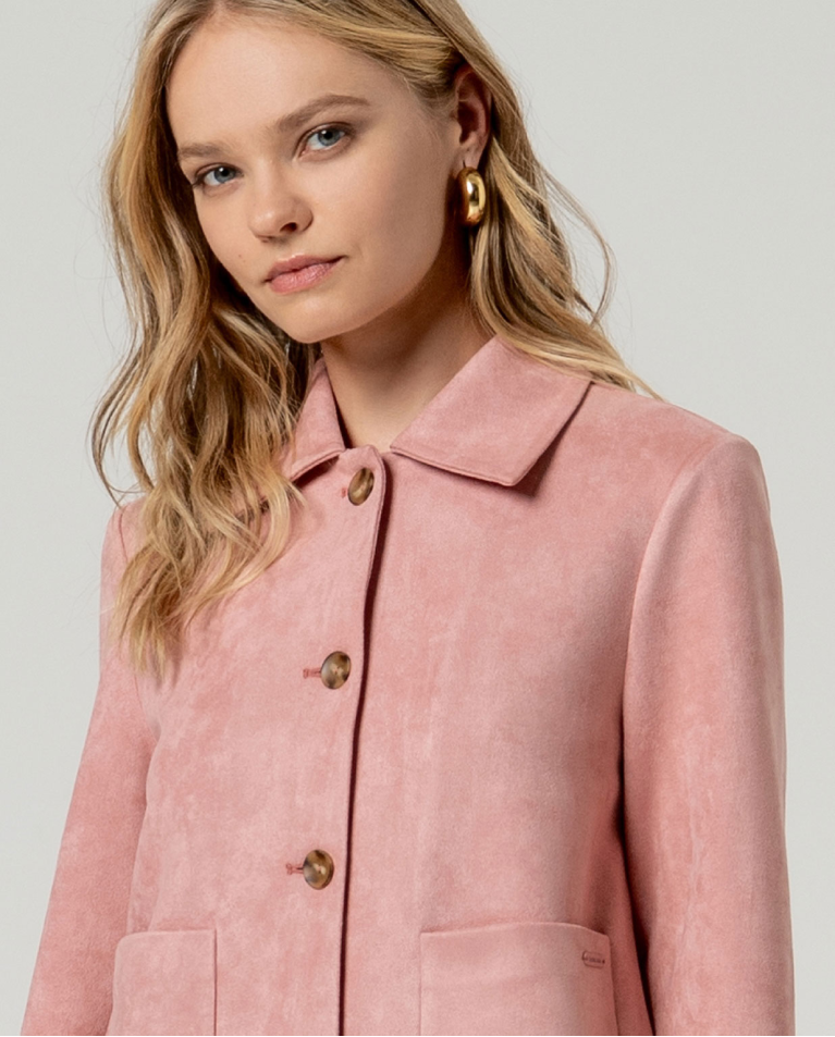 CHAQUETA BATE ROSA