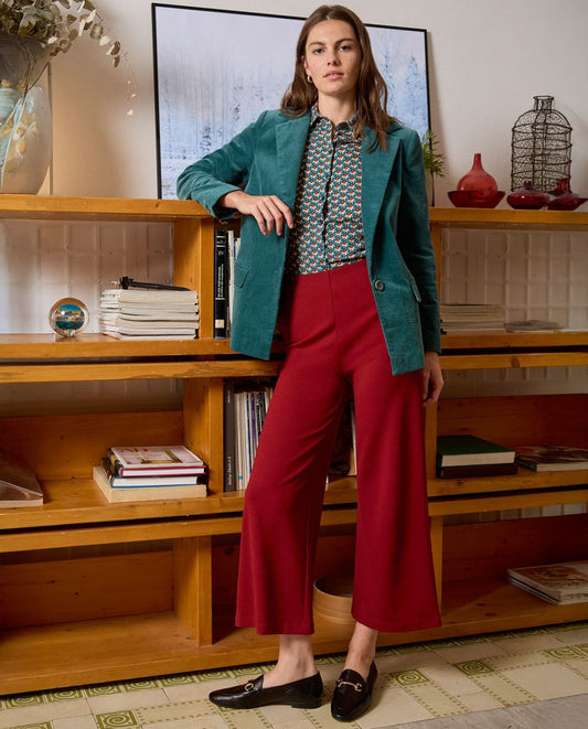 PANTS RED ENGLISH PLAIN
