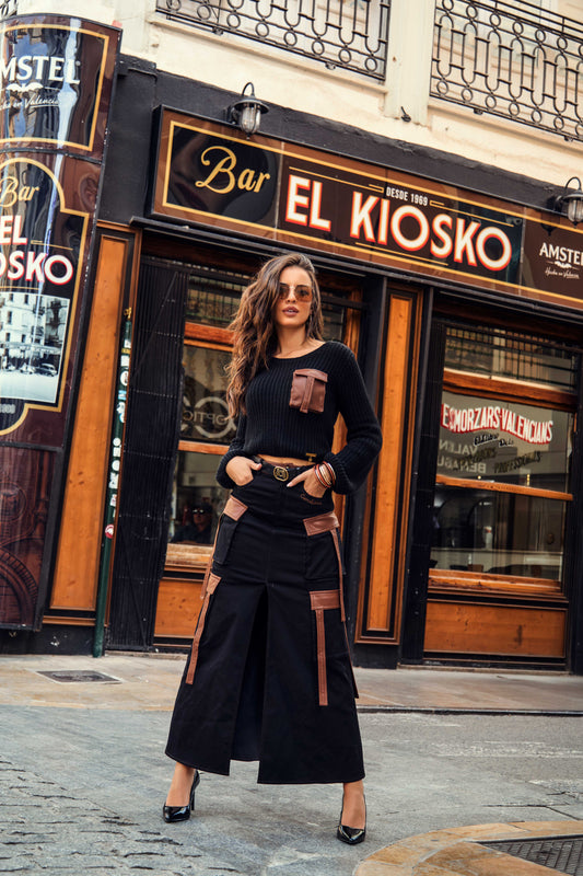 FALDA ANGELICA CAMALEÓNICA