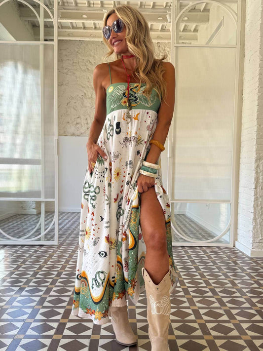 VESTIDO BRAMALUZ CAMALEÓNICA