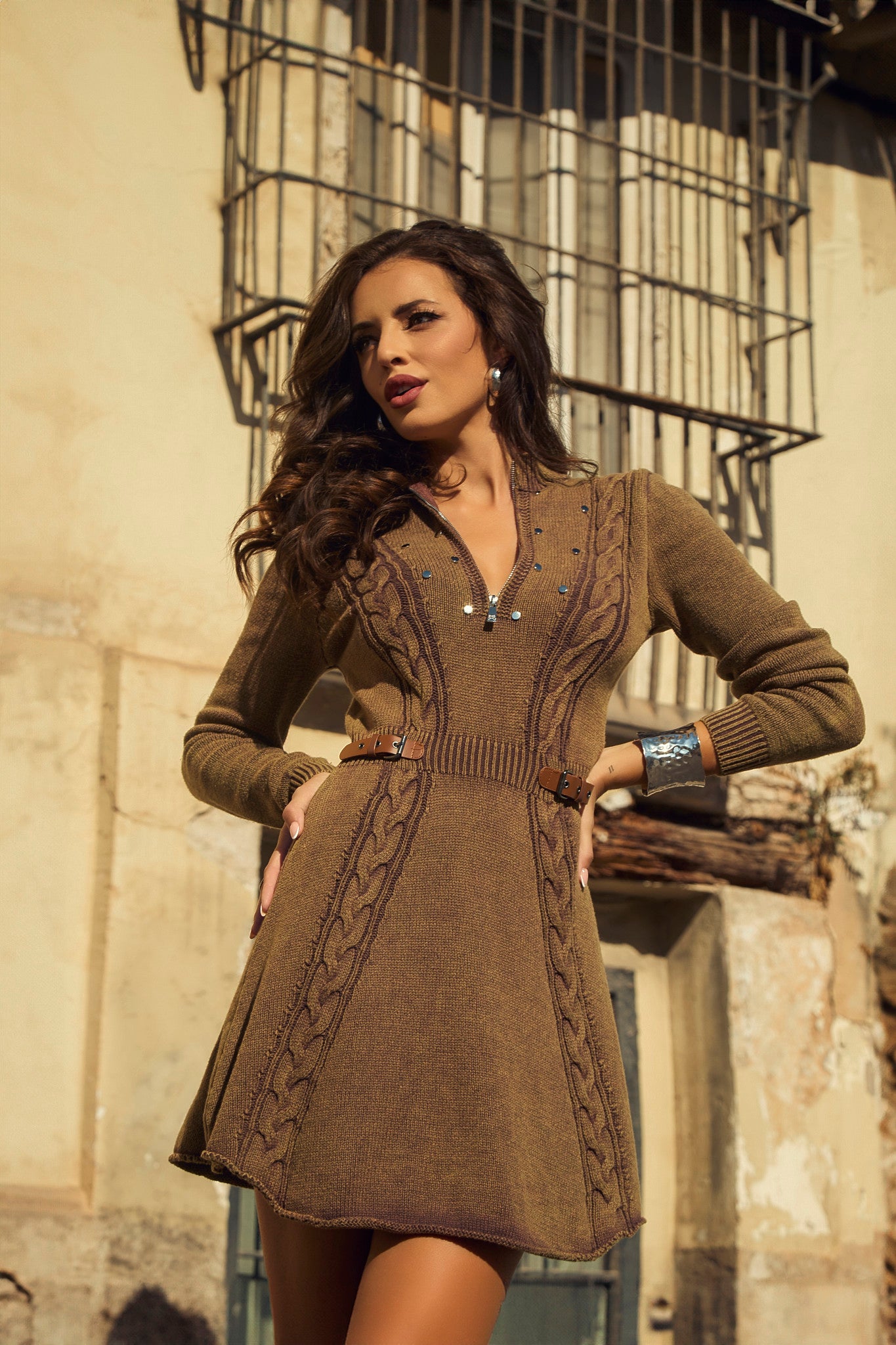 KLEID DALIA KAMÄLEONISCH