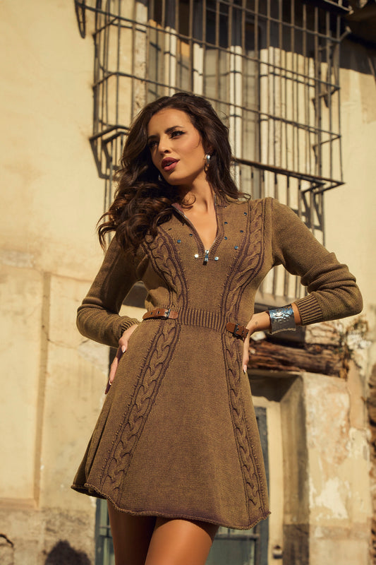 KLEID DALIA KAMÄLEONISCH
