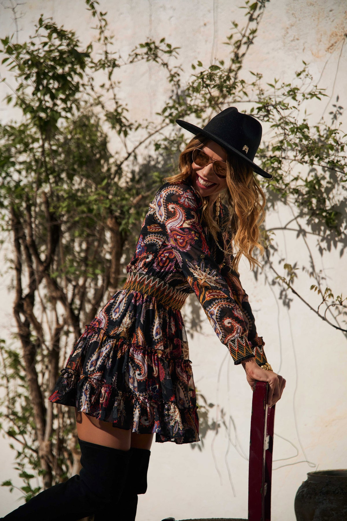 VESTIDO THALEN CAMALEÓNICA