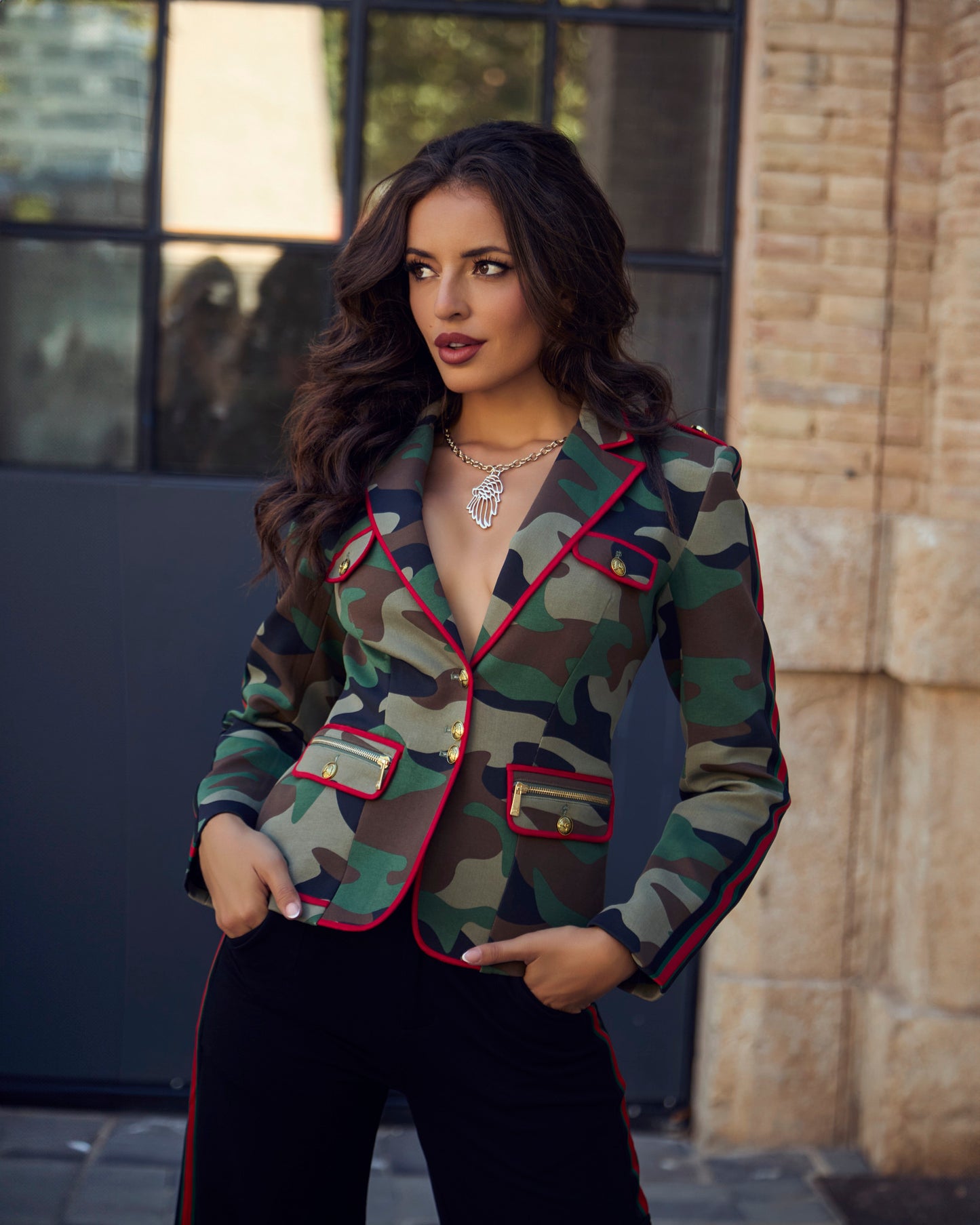 BLAZER FULGURITA KAMÄLEONISCH