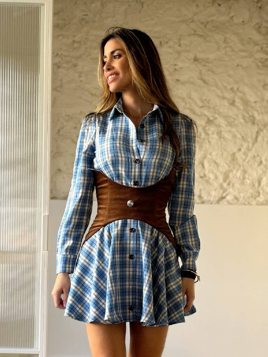 VESTIDO GOSHENITA CAMALEÓNICA