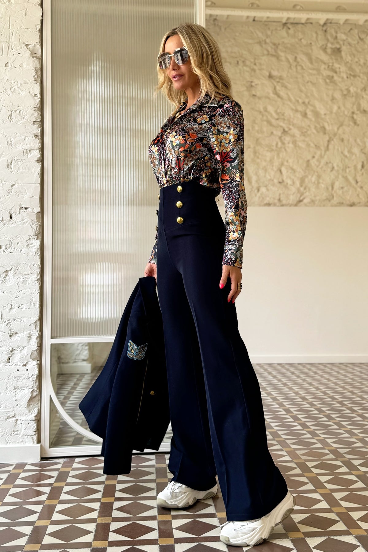 PANTALÓN CELESTINA CAMALEÓNICA