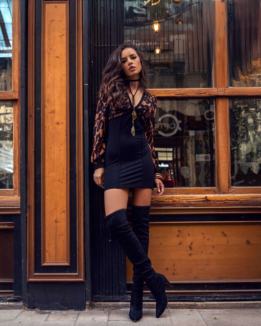 VESTIDO IOLITA CAMALEÓNICA