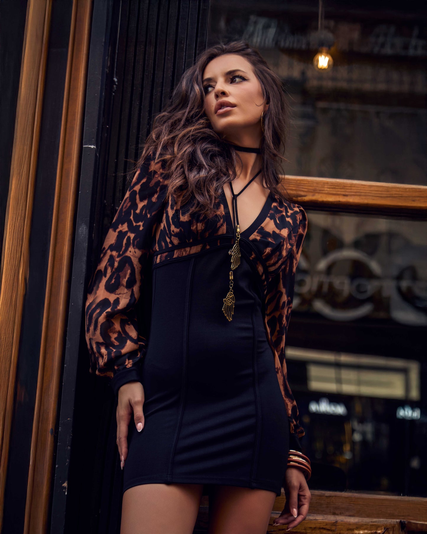 VESTIDO IOLITA CAMALEÓNICA