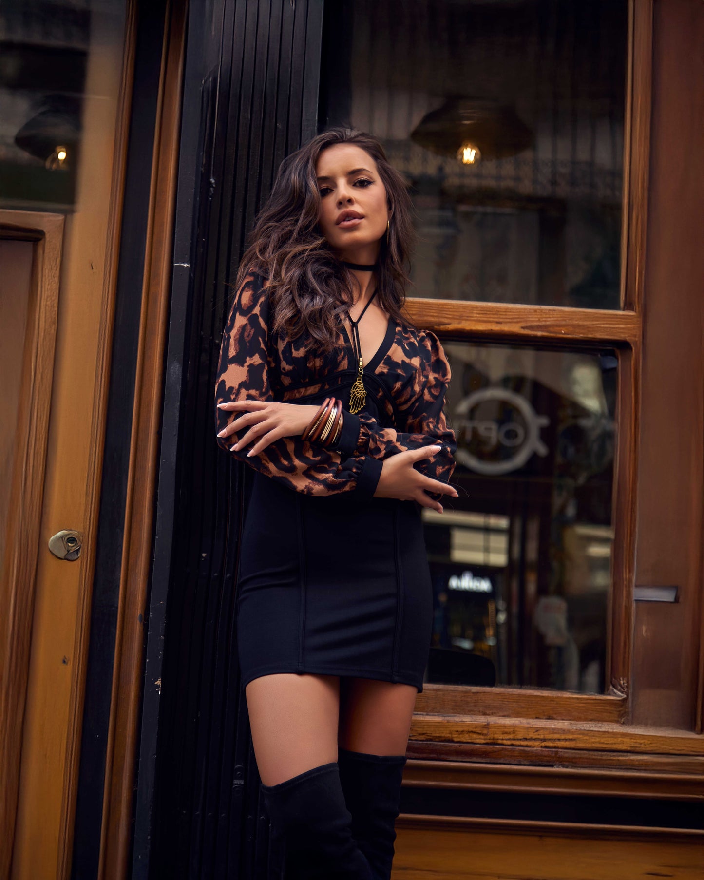 VESTIDO IOLITA CAMALEÓNICA