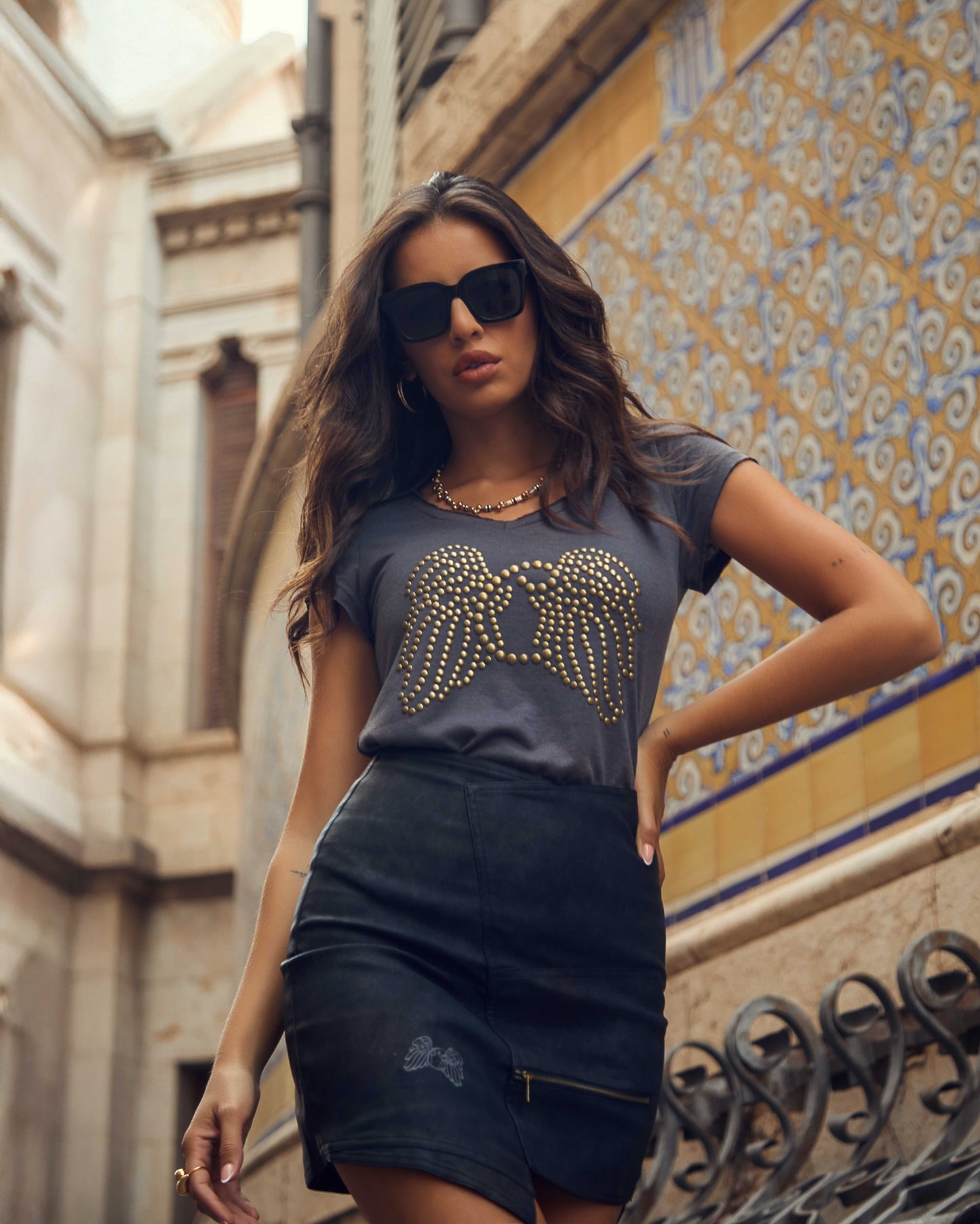 FALDA MOQUI CAMALEÓNICA