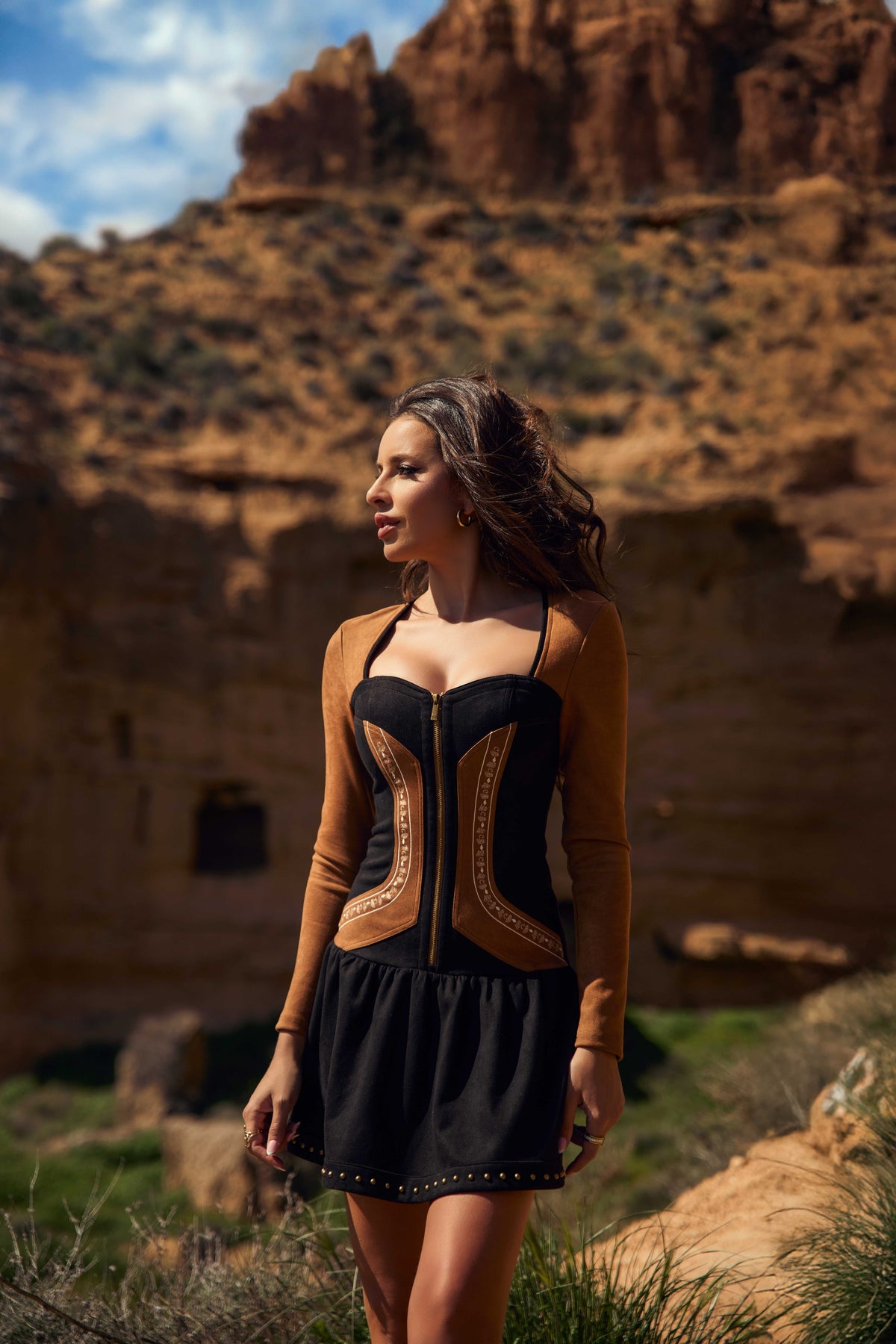 VESTIDO KAYA CAMALEÓNICA