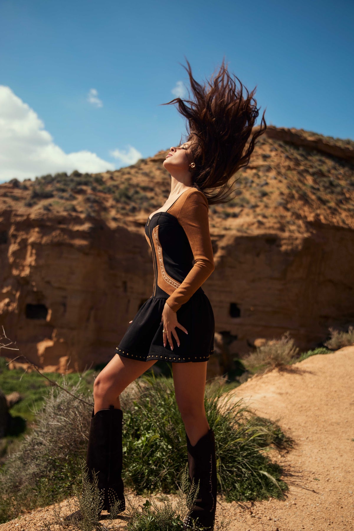 VESTIDO KAYA CAMALEÓNICA