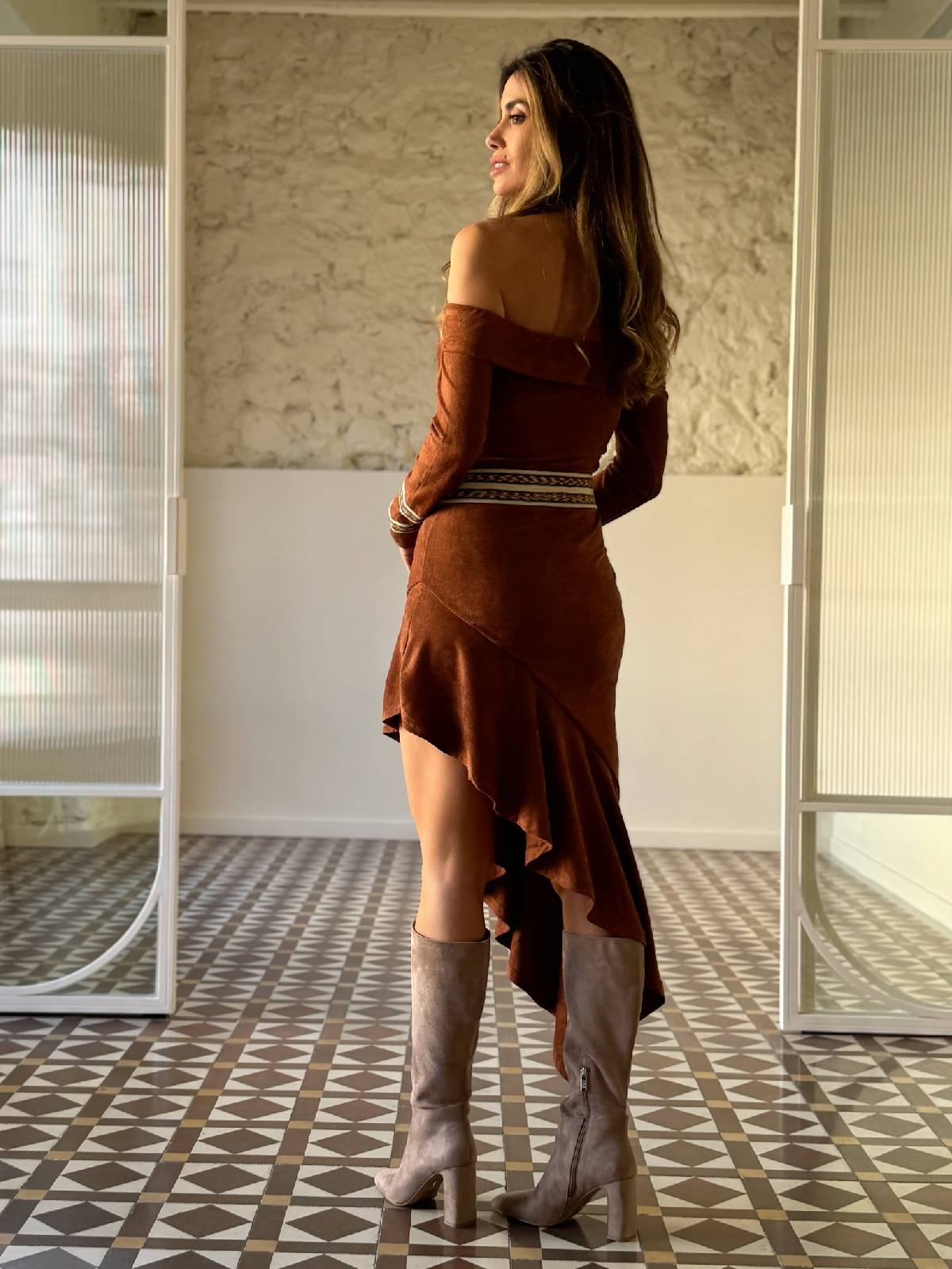 VESTIDO MELANITA CAMALEÓNICA