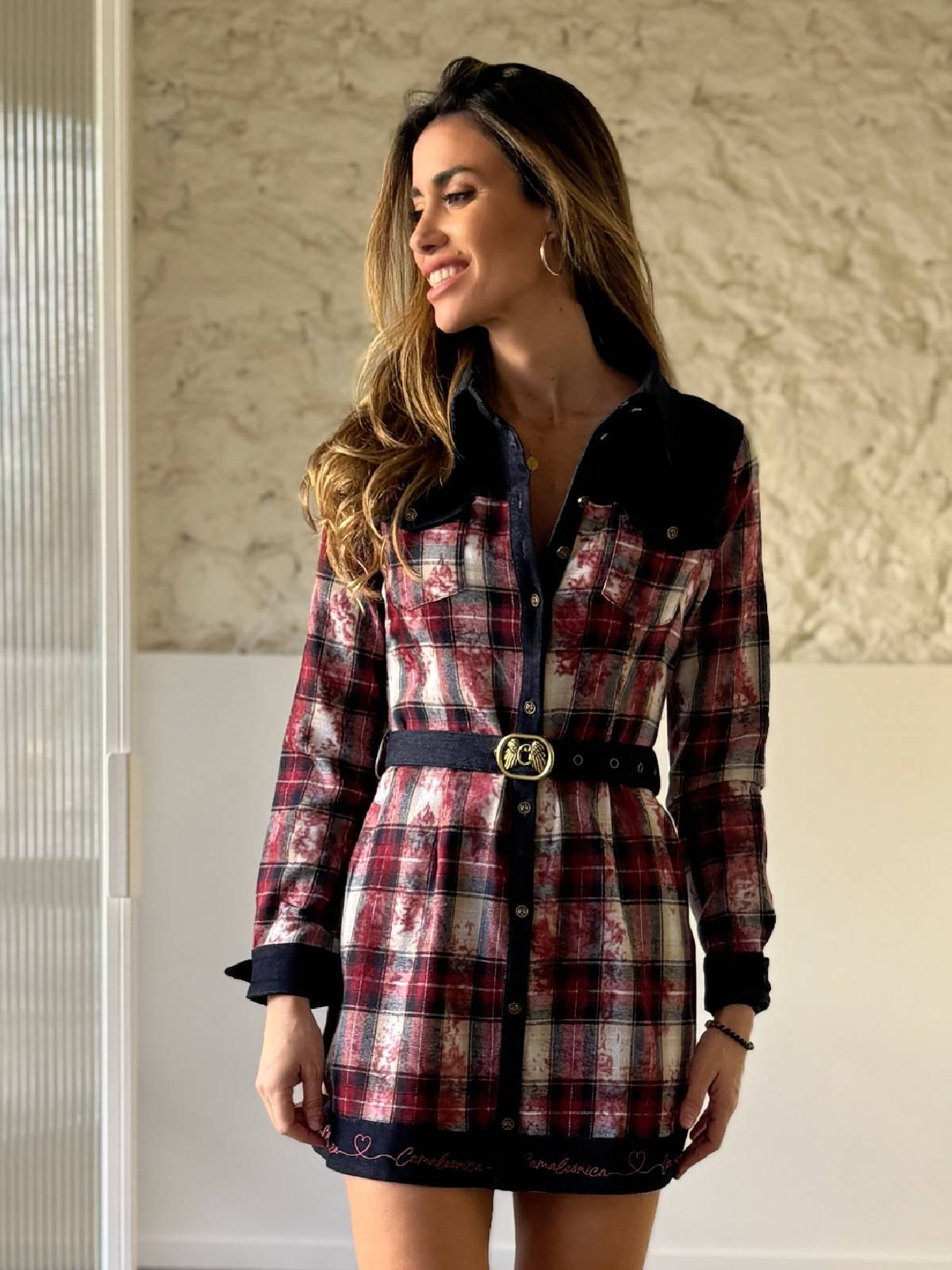 VESTIDO OBSIDIANA CAMALEÓNICA