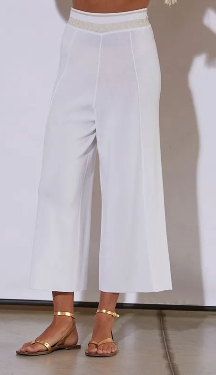 LUREX WAIST PANTS